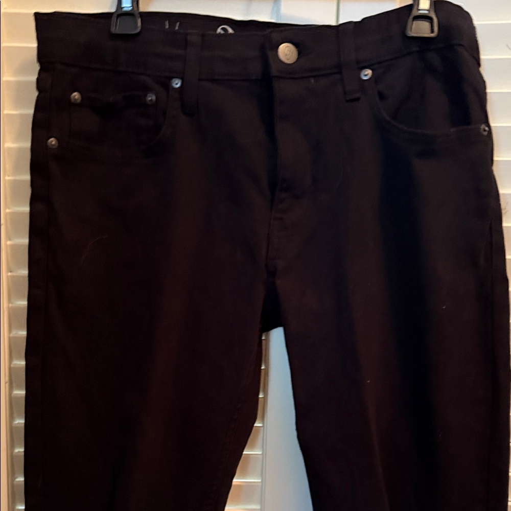 Original Use Black Straight Leg Women Jeans